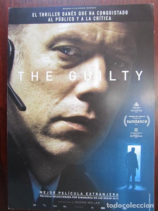 Cinema: The Guilty - guia publicitaria original - Jakob Cedergren Jessica Dinnage - cine Dinamarca