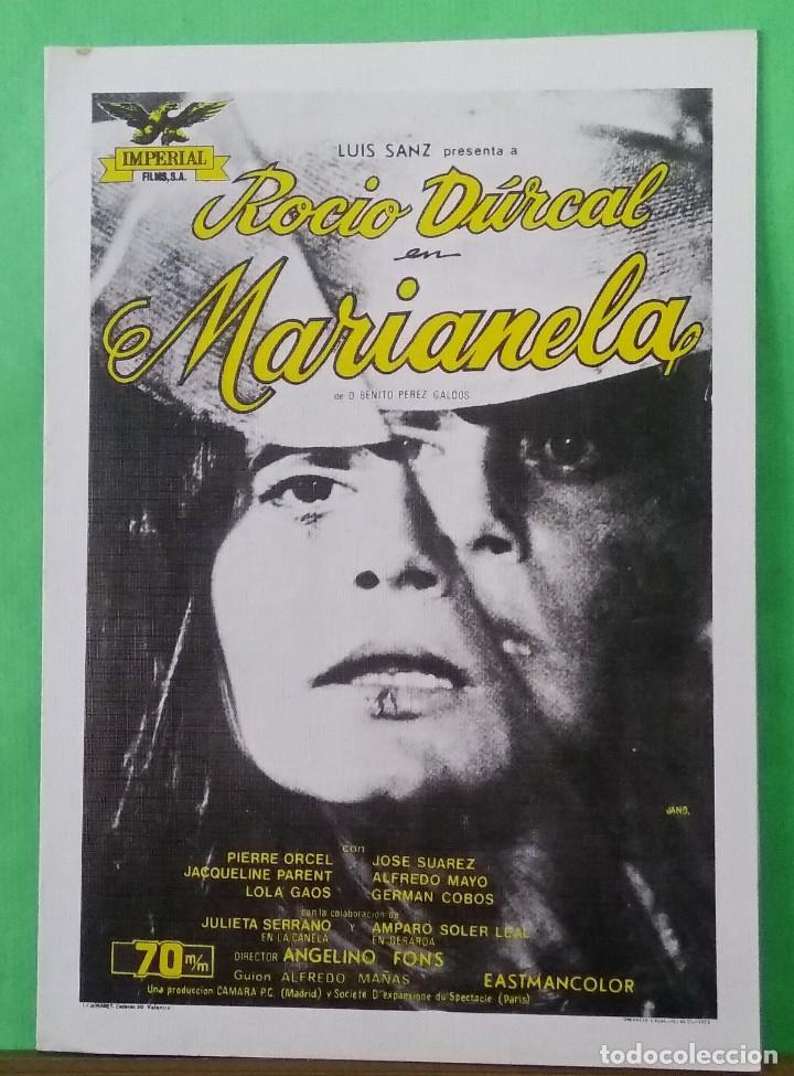 Cine: GUIA DE CINE - MARIANELA - ROCIO DURCAL - 4 PAGINAS - L12