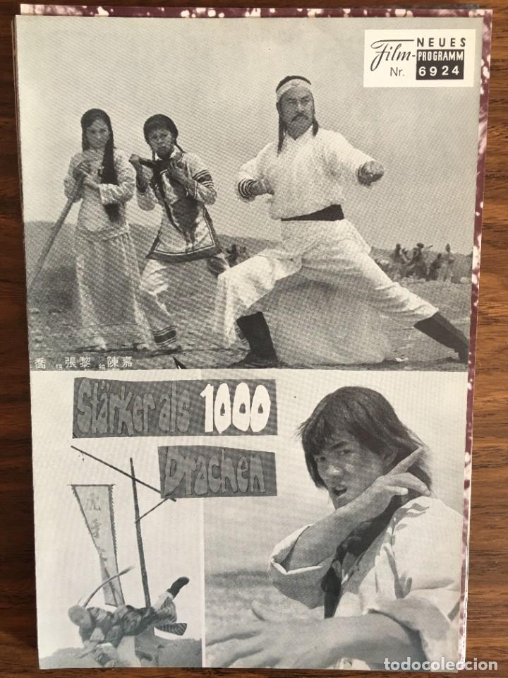 Cin&eacute;ma: PROGRAMA PRESSBOOK ALEMAN - LOS PATRIOTAS DEL MING - BRUCE LI