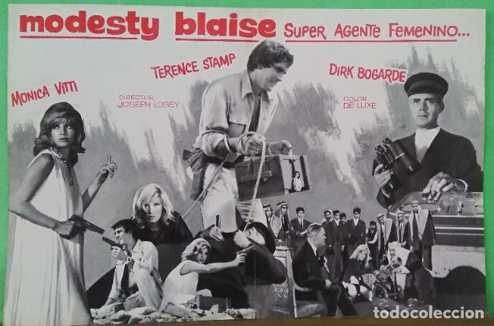 Kino: GUIA MODESTY BLAISE - VIRNA LISI-TERENCE STAMP - 4 PAGINAS - EXCELENTE - L13