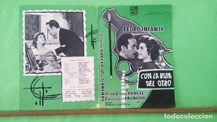 Kino: GUIA CON LA VIDA DE OTRO - 1958 PEDRO INFANTE - 4 PAGINAS - BUENO - L13