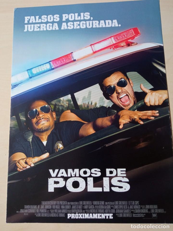 Cine: VAMOS DE POLIS (GUIA ORIGINAL CINE, DOBLE). VER FOTOS (PEDIDO MINIMO 5 EUROS)