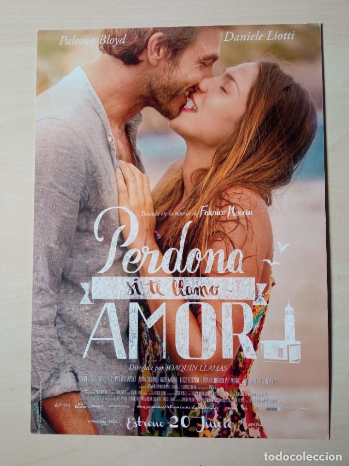 Cine: PERDONA SI TE LLAMO AMOR (GUIA ORIGINAL DE CINE,SIMPLE) VER FOTOS (PEDIDO MINIMO 5 EUROS)