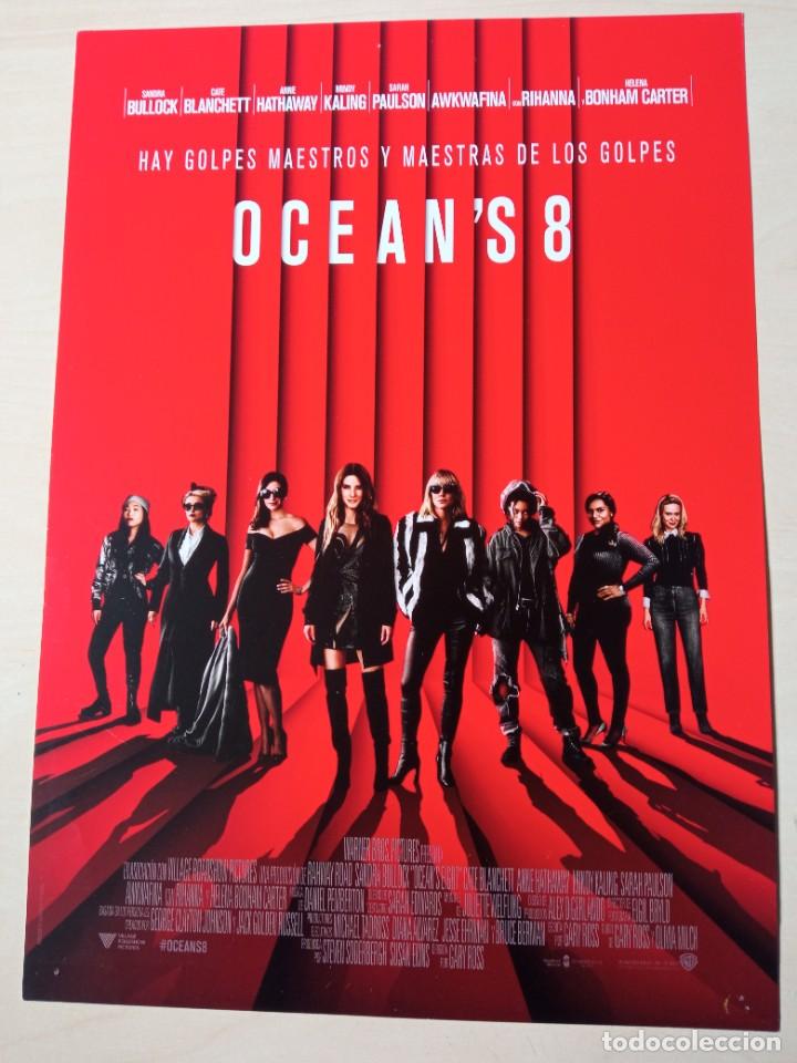 Cinema: OCEAN&acute;S 8 (GUIA ORIGINAL DE CINE,SIMPLE) VER FOTOS (PEDIDO MINIMO 5 EUROS)
