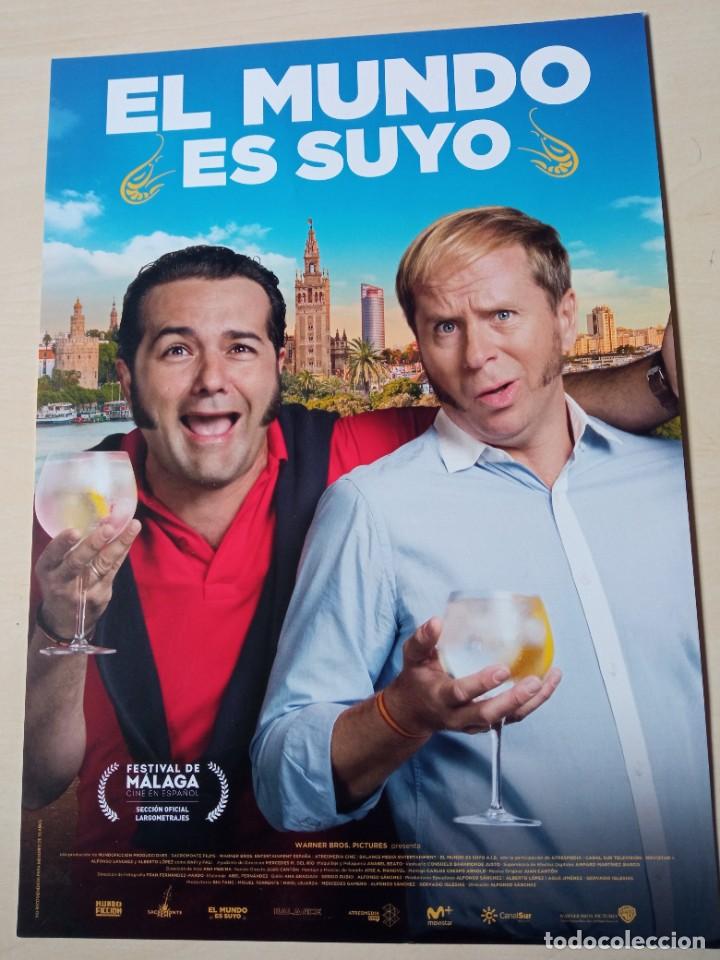 Cine: EL MUNDO ES SUYO (GUIA ORIGINAL DE CINE,SIMPLE) VER FOTOS (PEDIDO MINIMO 5 EUROS)