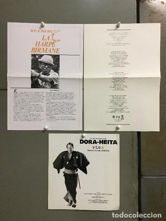 Cinema: G9537 KON ICHIKAWA LOTE DE 2 GUIAS ORIGINALES