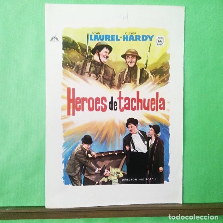 Cine: GUIA DE CINE - HEROES DE TACHUELAS 1970 - ORIGINAL - 2 PAG. EXCELENTE- L15