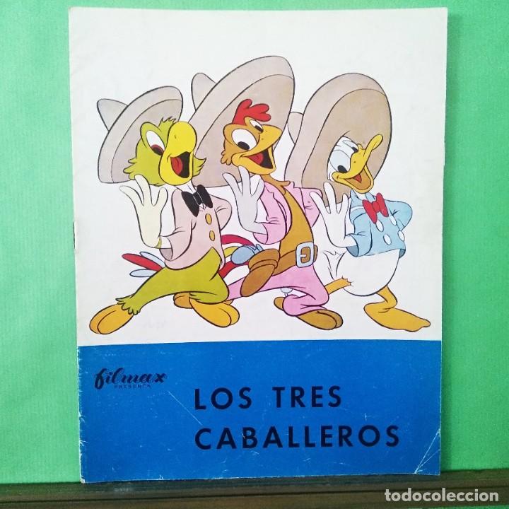 Cine: GUIA DE CINE - LOS TRES CABALLEROS 1963 DISNEY - 12 PAG. - L15
