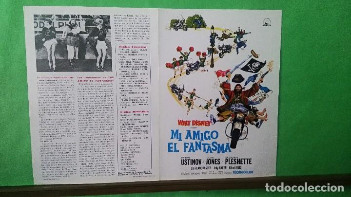 Kino: GUIA DE CINE - MI AMIGO EL FANTASMA - 4 PAG. - EXCELENTE - L15