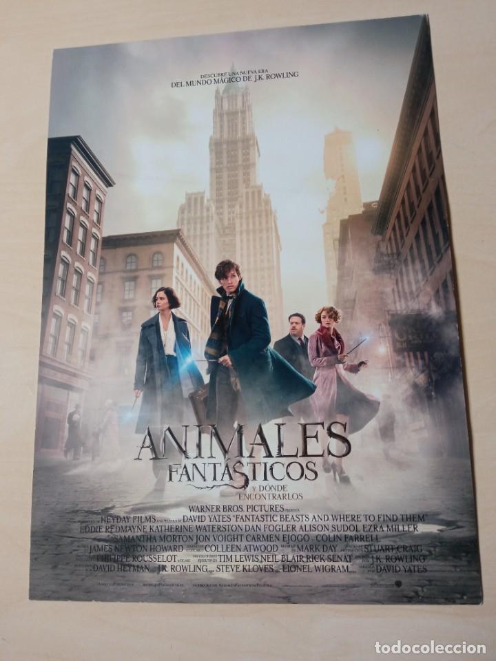 Cine: ANIMALES FANTASTICOS Y DONDE ENCONTRAR (GUIA CINE ORIGINAL SIMPLE) VER FOTOS (PEDIDO MINIMO 5 EUROS)