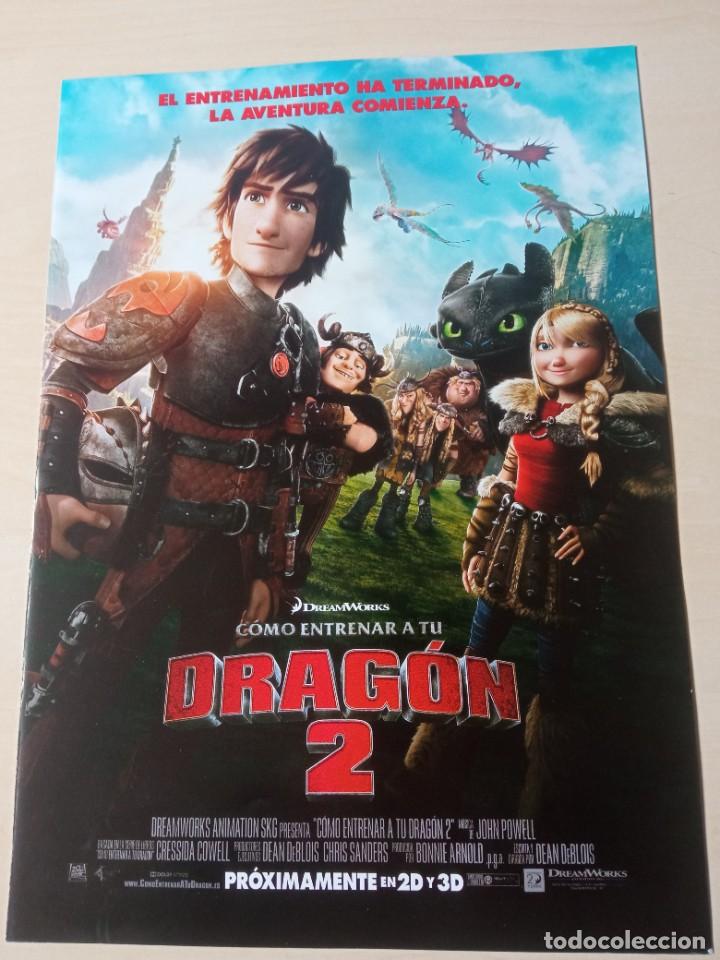 Cine: COMO ENTRENAR A TU DRAGON 2 (GUIA CINE ORIGINAL DOBLE) ANIMACION VER FOTOS (PEDIDO MINIMO 5 EUROS)