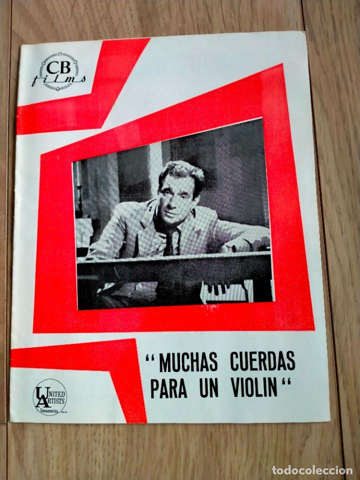 Cine: GUIA PELICULA MUCHAS CUERDAS PARA UN VIOLIN.A&Ntilde;OS 60