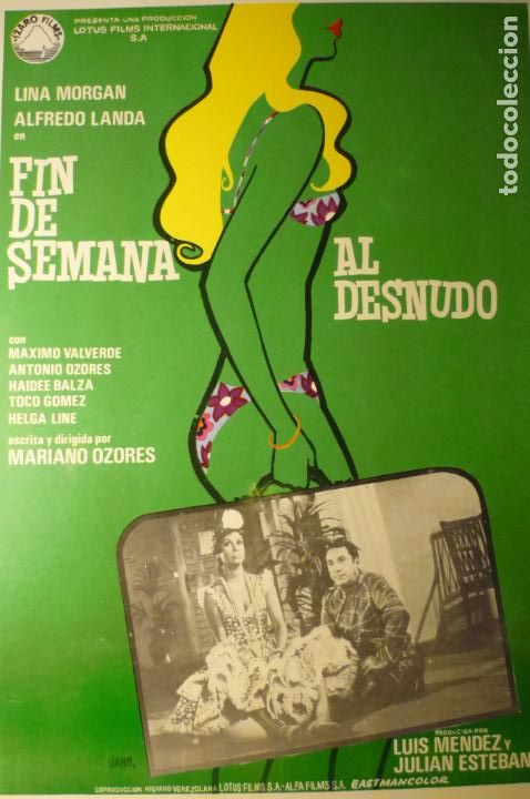 Cine: guia sencilla fin de semana al desnudo -lina morgan