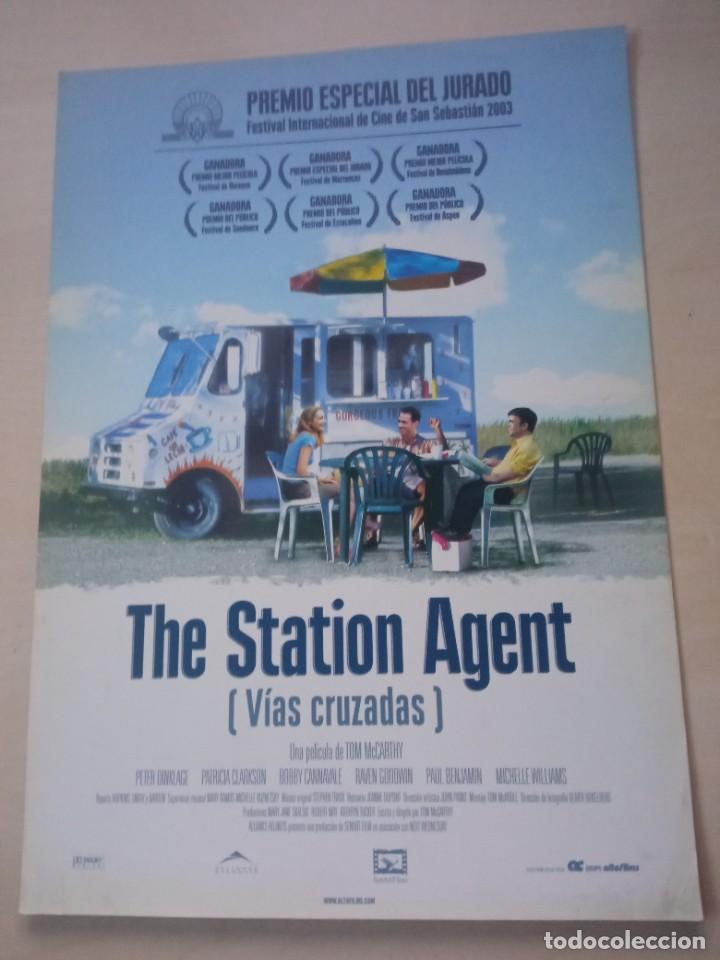 Cine: THE STATION AGENT (VIAS CRUZADAS) (GUIA ORIGINAL DOBLE) VER FOTOS (PEDIDO MINIMO 5 EUROS)