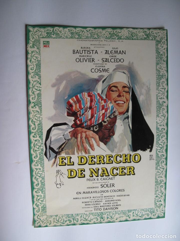 Cine: HH5771 EL DERECHO DE NACER --- NO ENTRA EN LOTES