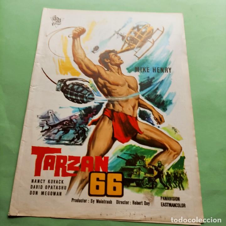 Cine: GUIA TARZAN 66 . MIKE HENRY . 4 PAGINAS . L16
