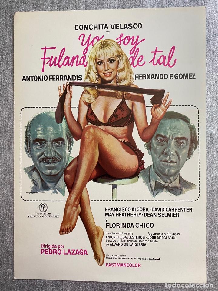 Cine: Yo soy Fulana de Tal. Concha Velasco, Antonio Ferrandis, Francisco Algora. GUIA DE CINE.
