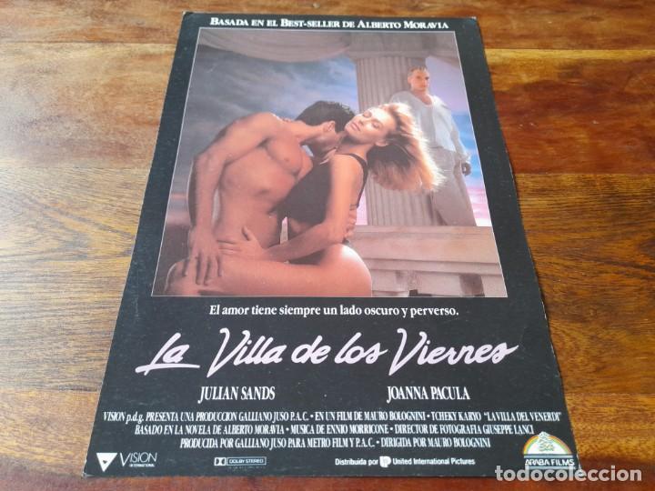 Cinema: La villa de los viernes - Julian Sands, Joanna Pacula, Tch&eacute;ky Karyo - Guia original Araba 1992