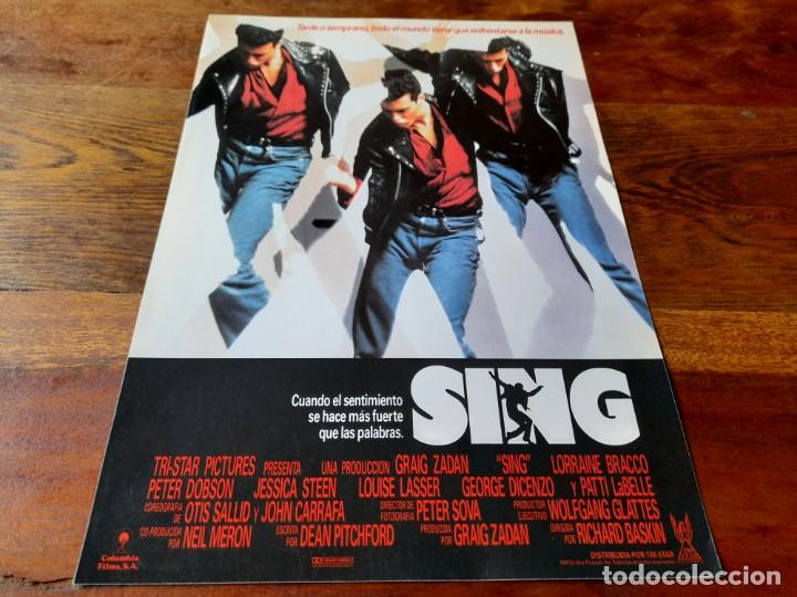 Cinema: Sing - Lorraine Bracco, Patti Labelle, George Dicenzo - Guia original Tri-Star 1989