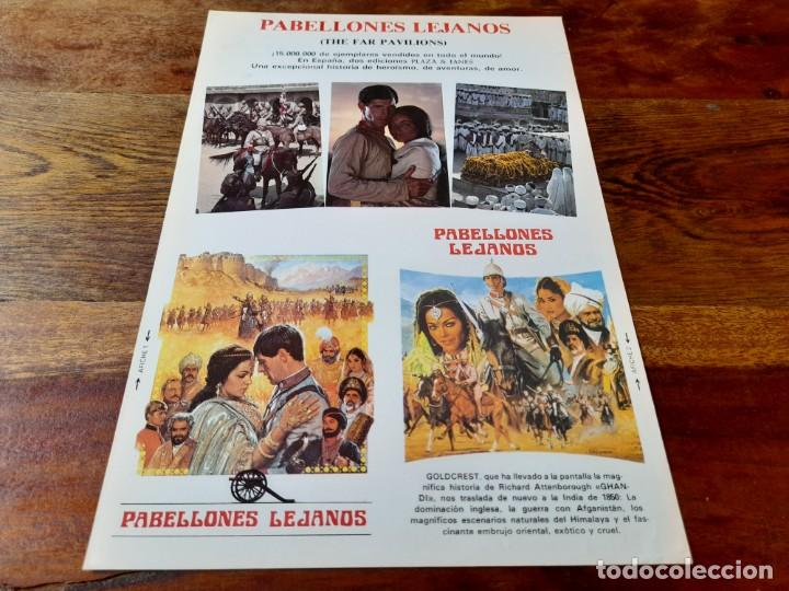 Cinema: Pabellones Lejanos - Ben Cross, Amy Irving, Omar Sharif, John Gielgud - Guia original Goldcrest 1984
