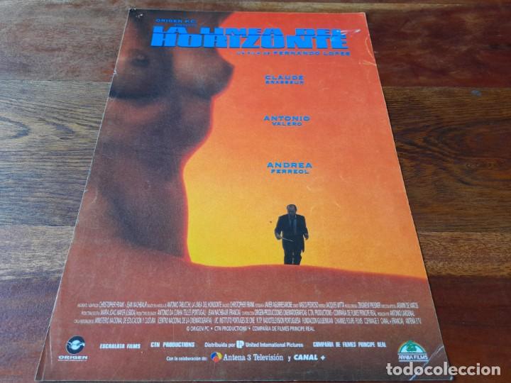 Cinema: La l&iacute;nea del horizonte - Claude Brasseur, Antonio Valero, Andrea Ferreol - Guia original Araba 1993