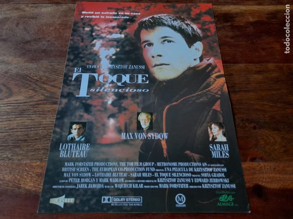 Cine: El toque silencioso - Max von Sydow, Lothaire Bluteau, Sarah Miles - Guia original Civite 1992