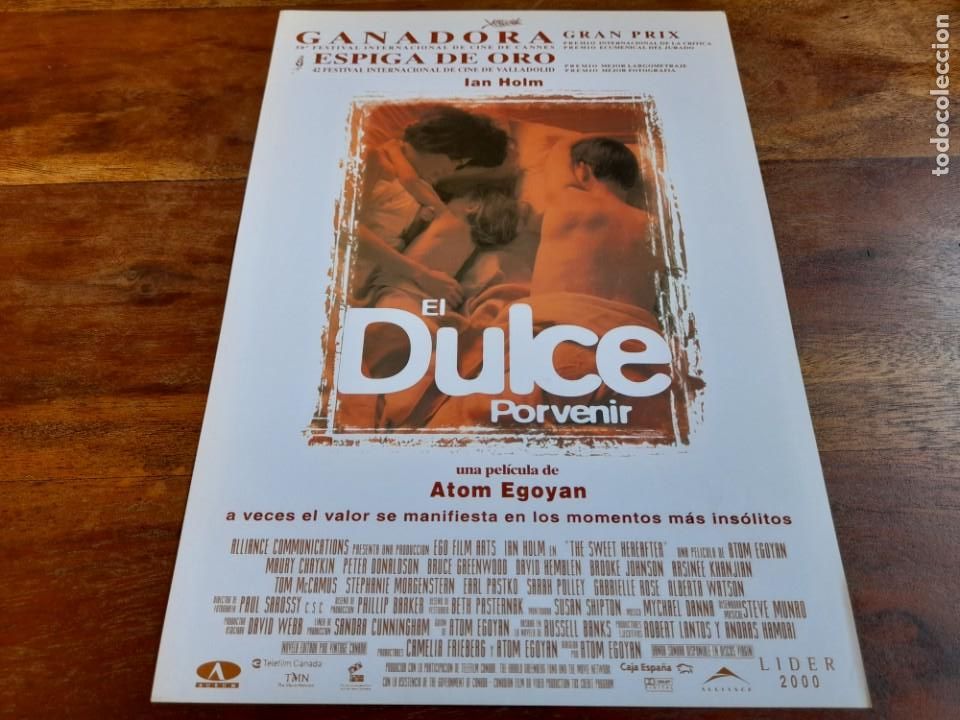 Cinema: El dulce porvenir - Ian Holm, Sarah Polley, Atom Egoyan - Guia original Aurum 1997