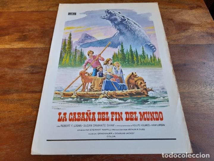 Cine: La caba&ntilde;a del fin del mundo - Robert Logan, Susan Damante,Hollye Holmes - Guia original Mundial 1975