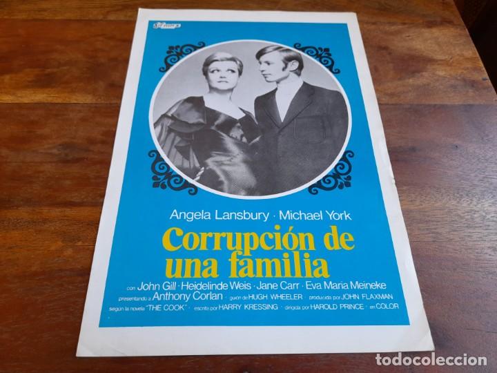 Cinema: Corrupci&oacute;n de una familia - Angela Lansbury,Michael York,Anthony Higgins - Guia original Filmax 1970