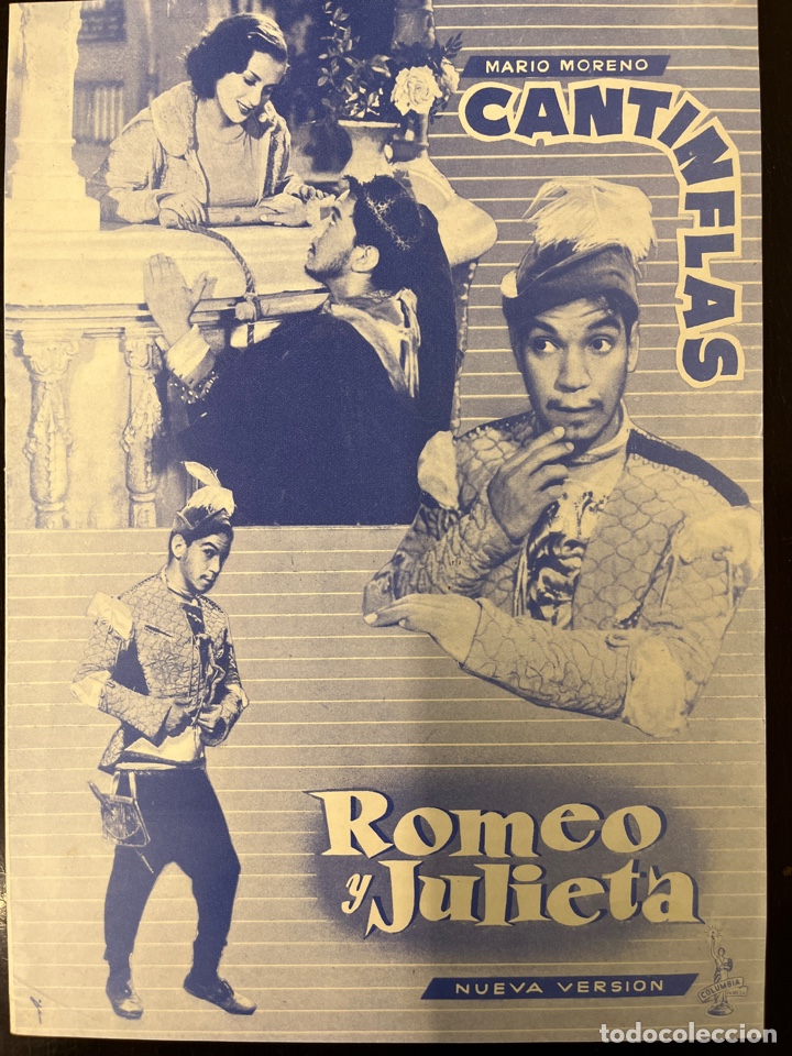 Cine: CANTINFLAS-ROMEO Y JULIETA (NUEVA VERSION)-COLUMBIA FILMS-POSA FILMS-GUIA ORIGINAL
