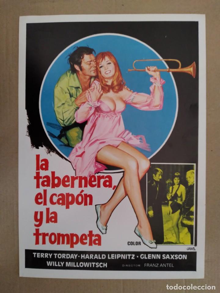 Cine: ANTIGUA GUIA PUBLICIDAD CINE LA TABERNA EL CAPON Y LA TROMPETA JANO RV 1310