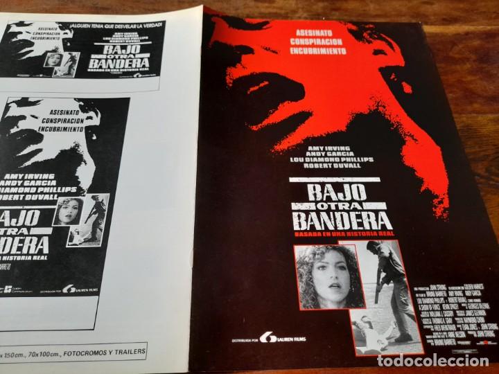 Cinema: Bajo otra bandera - Amy Irving, Andy Garc&iacute;a, Lou Diamond Phillips - Guia original Lauren 1990
