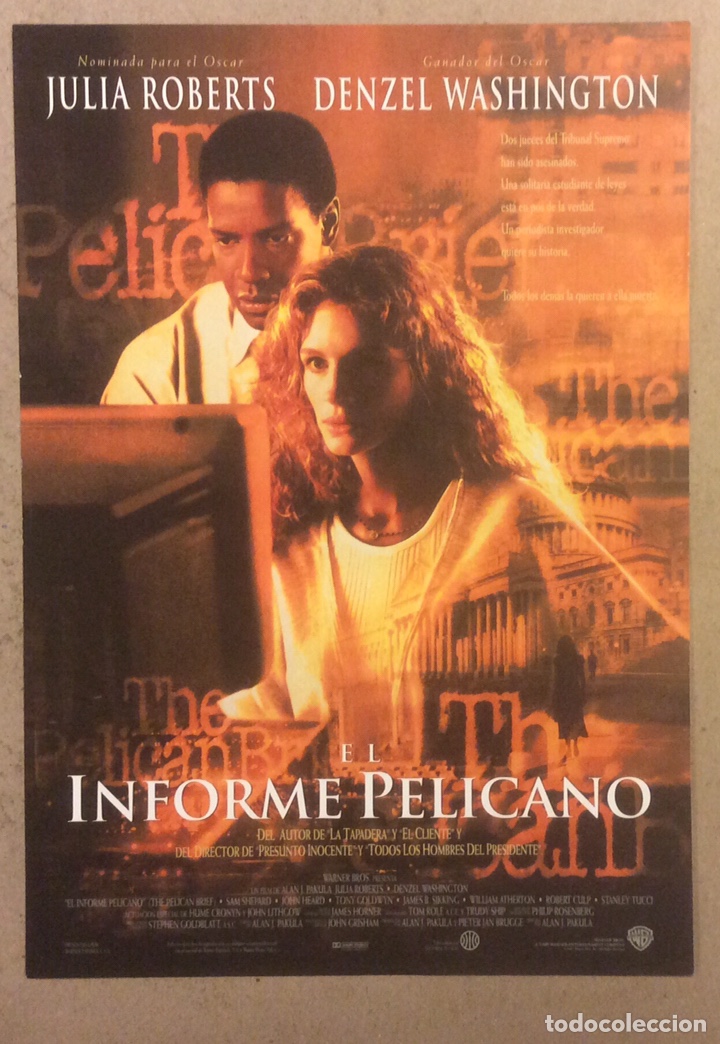 Cinema: EL INFORME PEL&Iacute;CANO (NICOLE KIDMAN, DENZEL WASHINGTON). GU&Iacute;A PROMOCIONAL DE LA PEL&Iacute;CULA