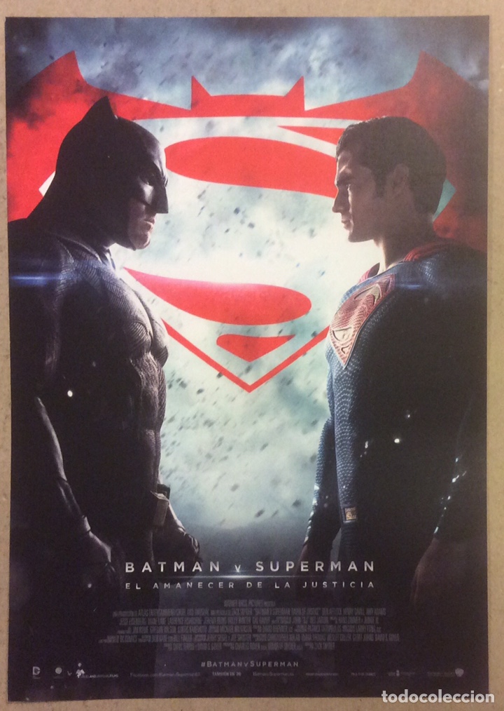 Cine: BATMAN V SUPERMAN (BEN AFFLECK, HEMRY CAVILL). GU&Iacute;A PROMOCIONAL DE LA PEL&Iacute;CULA