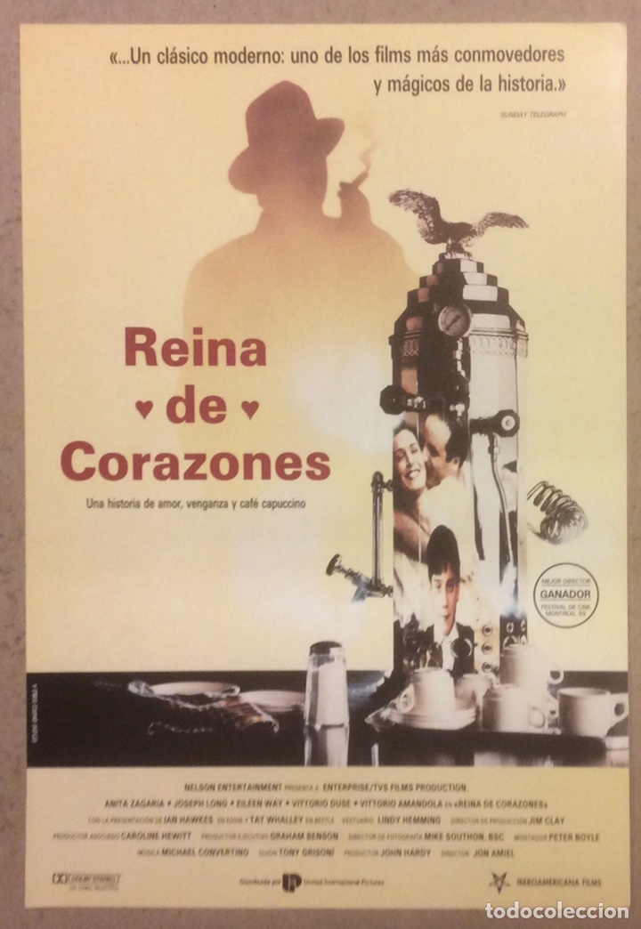 Kino: REINA SE CORAZONES (JON AMIEL). GU&Iacute;A PROMOCIONAL DE LA PEL&Iacute;CULA IDEAL PARA ENMARCAR