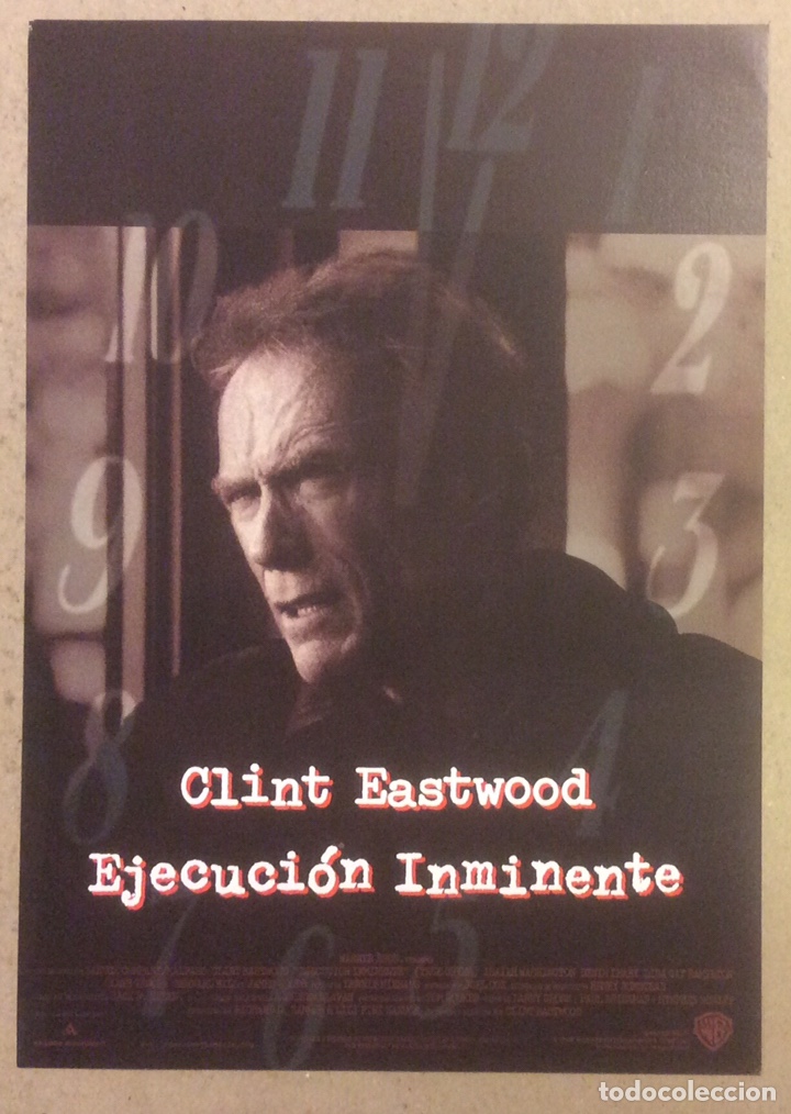 Kino: EJECUCI&Oacute;N INMINENTE (CLINT EASTWOOD). GU&Iacute;A PROMOCIONAL DE LA PEL&Iacute;CULA IDEAL PARA ENMARCAR