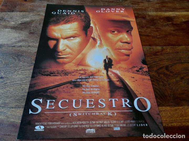 Cine: Secuestro Switchback- Dennis Quaid, Danny Glover, Jared Leto - Guia original Lider 1997