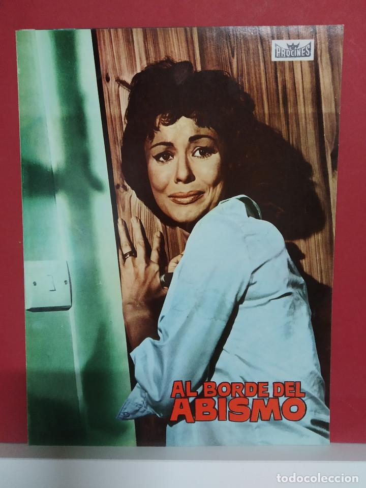 Kino: Al borde del abismo. Anne Heywood, Richard Todd, Nicole Maurey GUIA TRIPTICA ORIGINAL