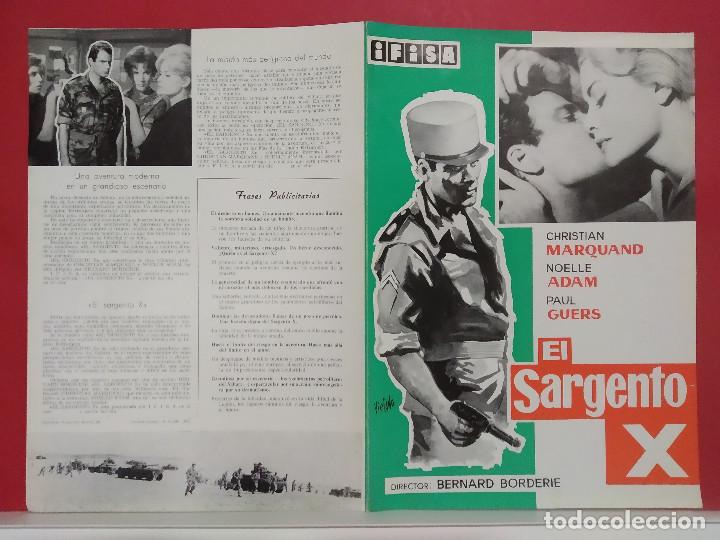 Kino: EL SARGENTO X. CHRISTIAN MARQUAND, NOELLE ADAM, PAUL GUERS. GUIA DOBLE