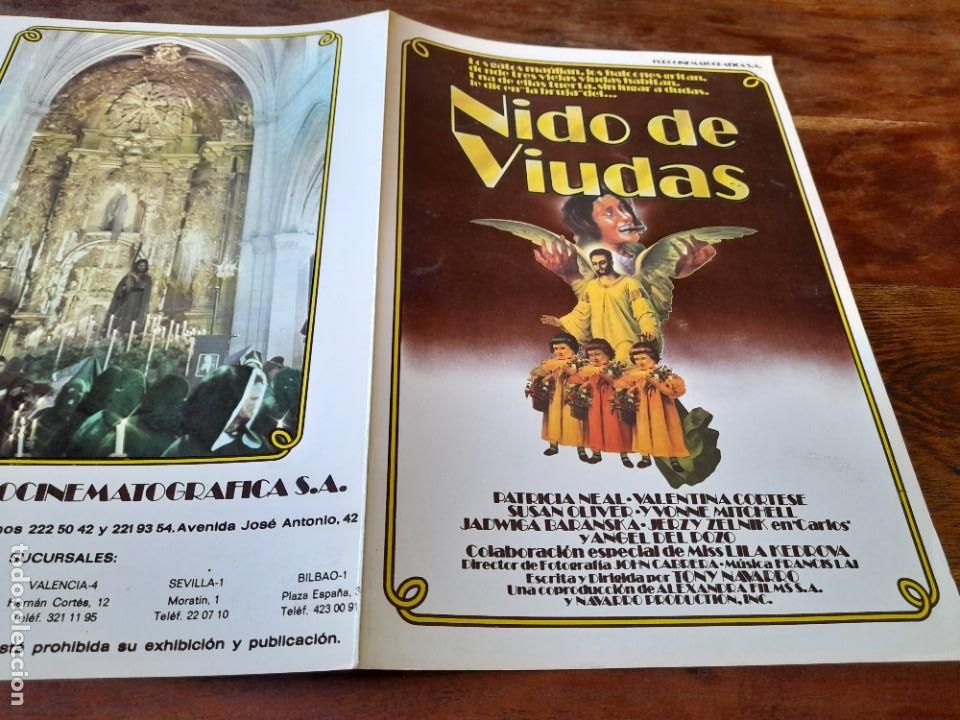 Cinema: Nido de viudas - Patricia Neal,Valentina Cortese,Jorge Lago - Guia original Eurocinematografica 1977