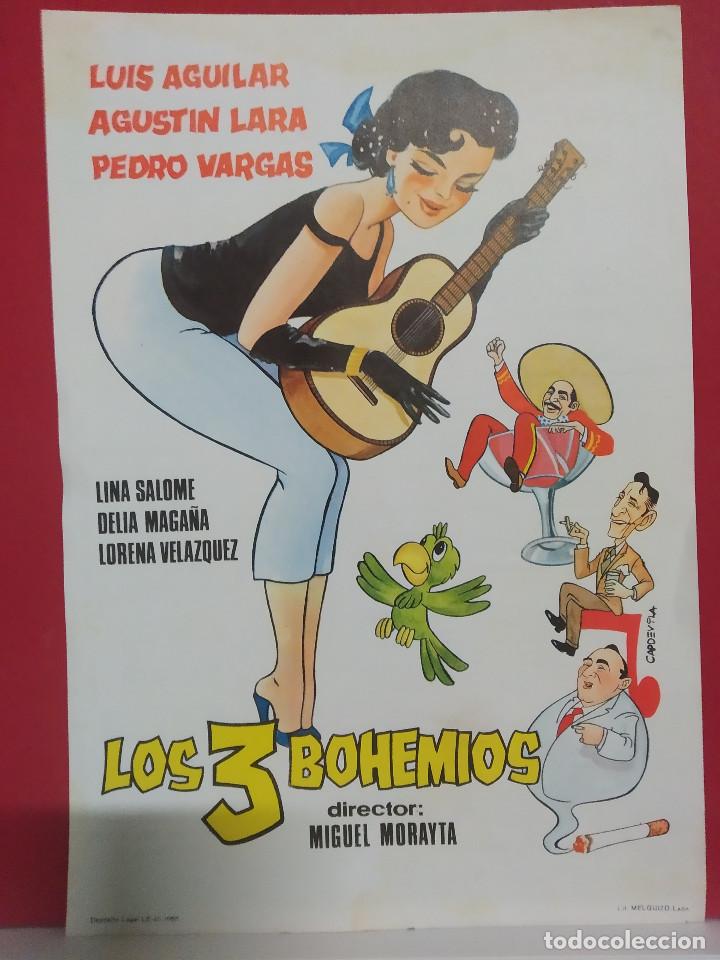 Kino: LOS 3 BOHEMIOS, LUIS AGUILAR, AGUSTIN LARA, PEDRO VARGAS. GUIA SENCILLA