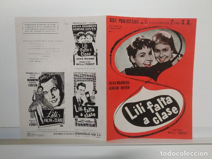 Cinema: LIL&Iacute; FALTA A CLASE, ERICKA REMBERG ADRIAN HOVEN . GUIA DOBLE