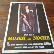 Cine: MUJER DE NOCHE - LORRAINE DE SELLE, AJITA WILSON, OTELO BELARDI - GUÍA ORIGINAL PROZESA 1980. Lote 339141248