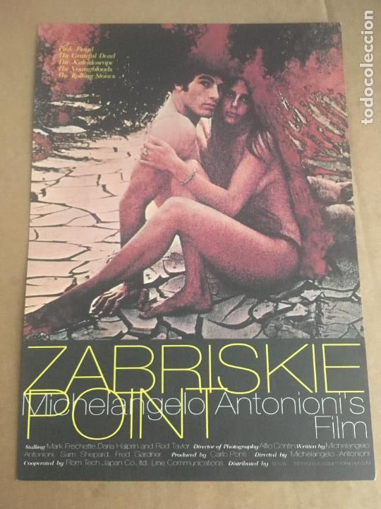 Cine: zabriskie point michelangelo antonioni guia publicitaria original