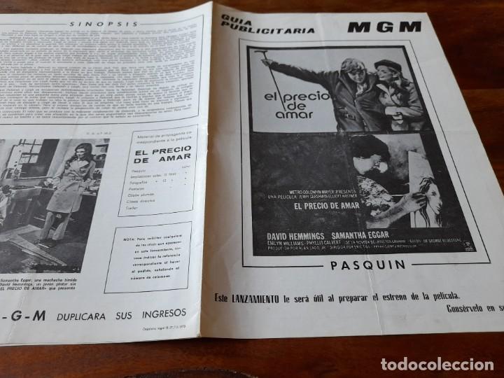 Cine: El precio de amar - David Hemmings, Samantha Eggar, Emlyn Williams - Gu&iacute;a original MGM 1970