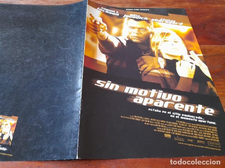 Kino: Sin motivo aparente - Samuel L. Jackson, Milla Jovovich,Stellan Skarsg&aring;rd - Gu&iacute;a original Manga 2002