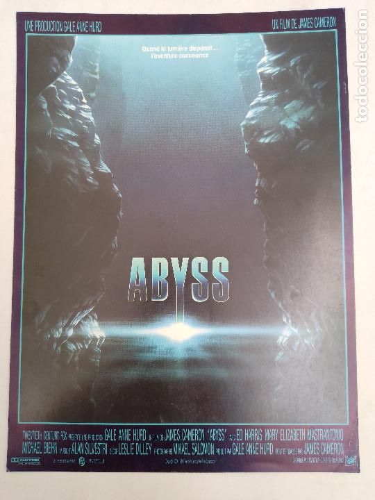 Cine: GUIA FRANCESA DE LA PEL&Iacute;CULA ABYSS JAMES CAMERON.