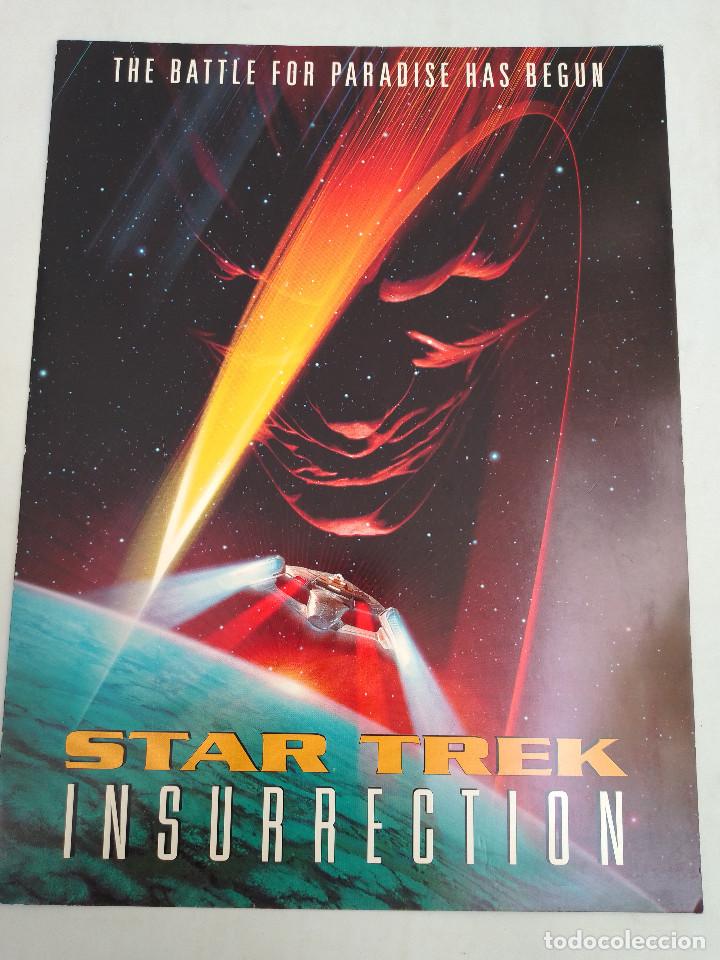 Cine: GUIA STAR TREK. INSURRECTION. THE BATTLE FOR PARADISE HAS BEGUN.