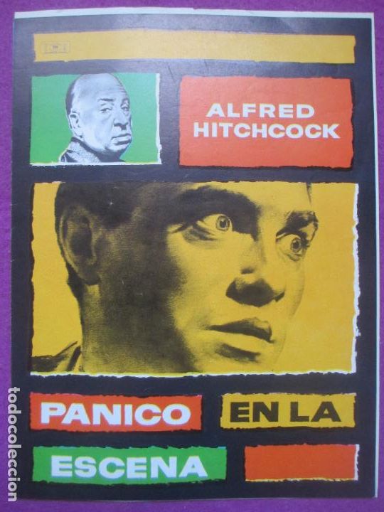 Cine: GUIA PUBLICITARIA CINE PANICO EN LA ESCENA ALFRED HITCHCOCK G1408