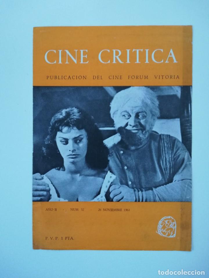 Cinema: GUIA PUBLICITARIA CINE CRITICA N&ordm; 32 1961 PROPAGANDA KAS
